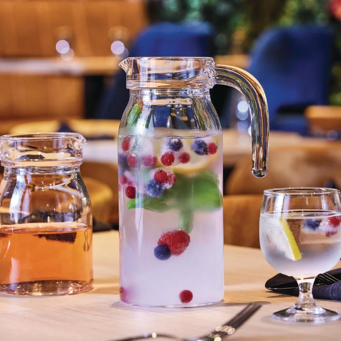 Arcoroc Spring Jugs with Glass Lid 1Ltr (6 pack) - Image 4
