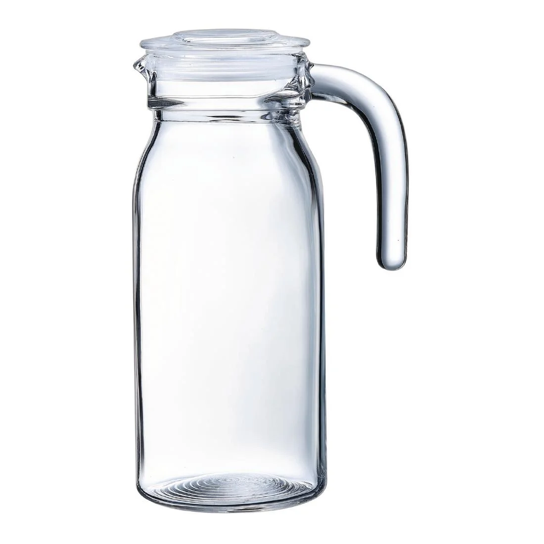 Arcoroc Spring Jugs with Glass Lid 1Ltr (6 pack)