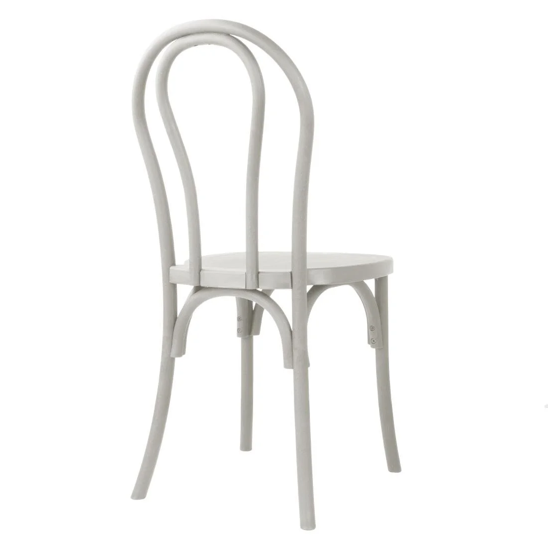 Bolero Soho Bentwood Style Resin Chairs Limewash (4 Pack) - Image 3