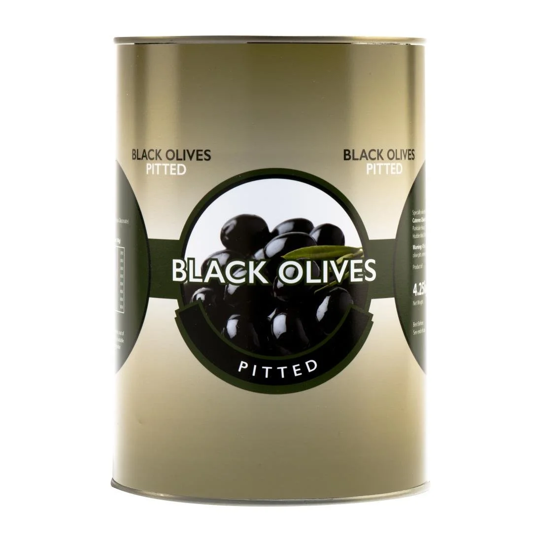 Caterers Pride Black Pitted Olives 4.25kg