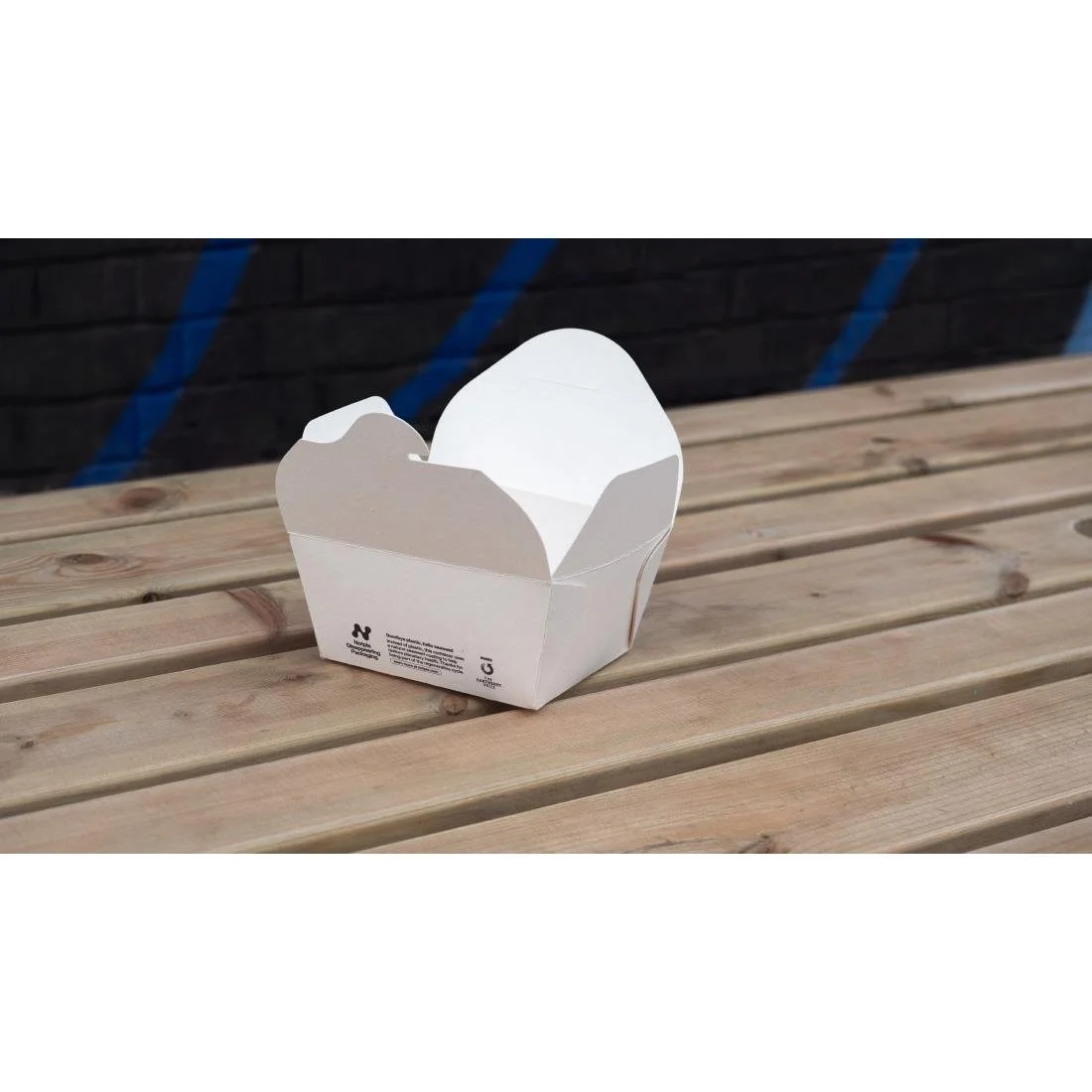 Notpla Small Takeaway Boxes 800ml - White (500 Pack) - Image 3