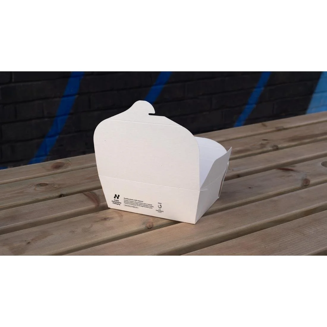 Notpla Medium Takeaway Boxes 1200ml - White (250 Pack) - Image 2