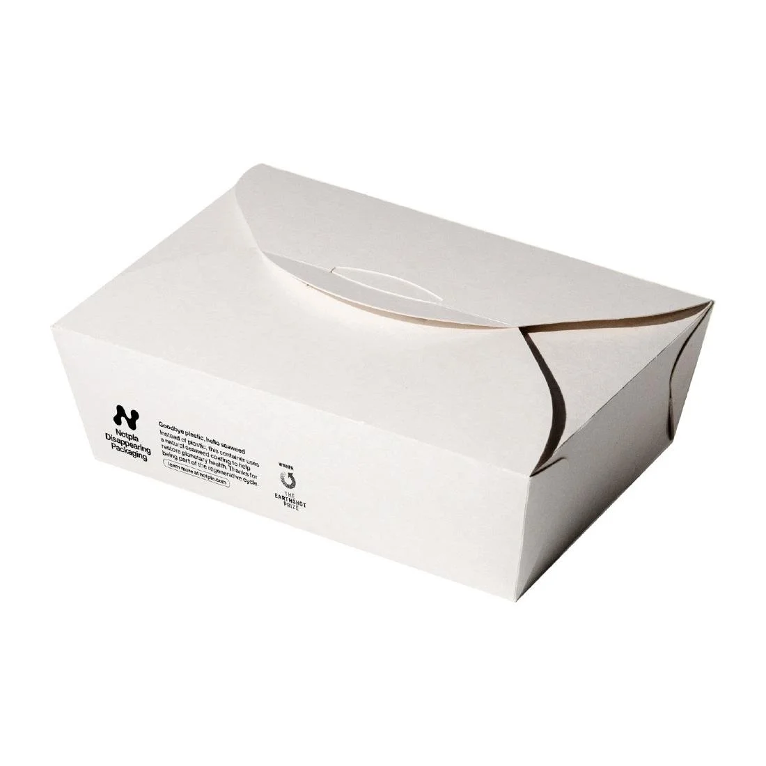 Notpla Large Takeaway Boxes 1750ml - White (220 Pack) - Image 1
