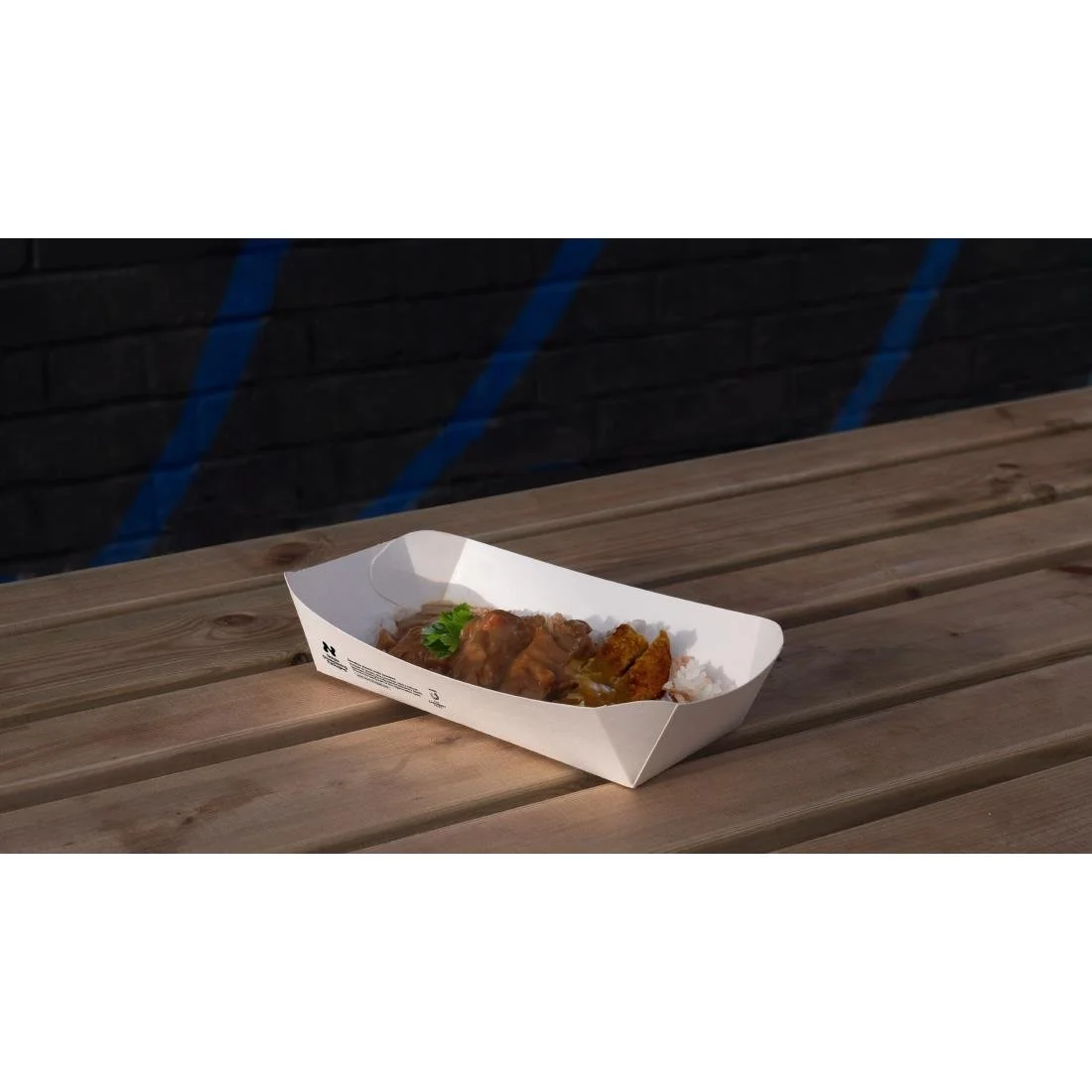 Notpla 10"x6" Deep Trays - White (340 Pack) - Image 3