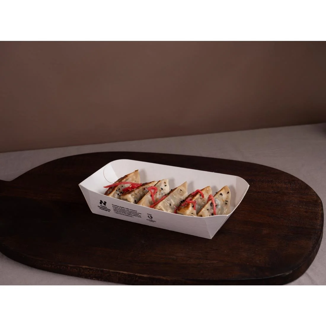 Notpla 8"x5" Rectangular Trays - White (400 Pack) - Image 2