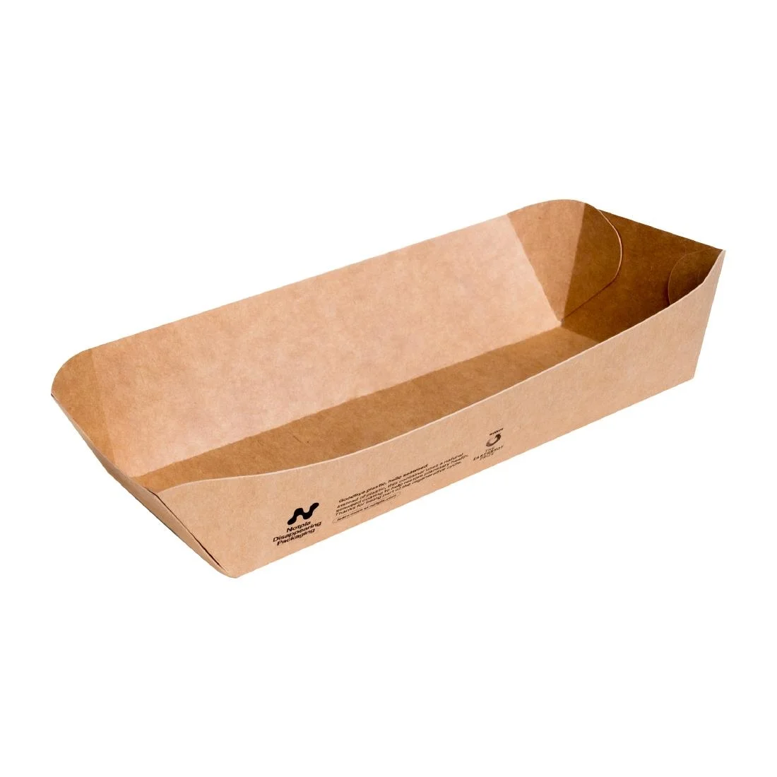 Notpla 10"x6" Deep Trays - Kraft (340 Pack)