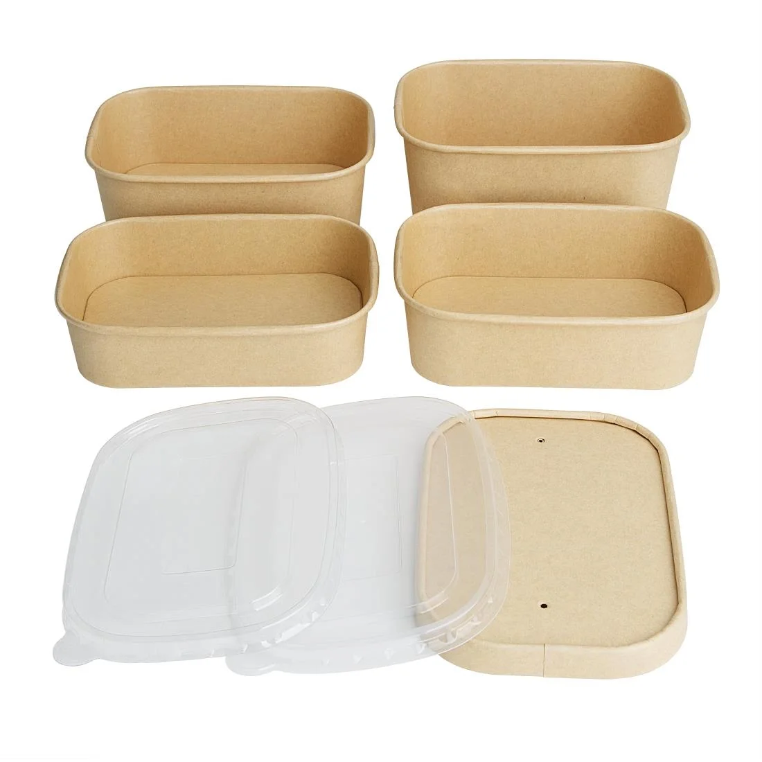 Fiesta Recyclable Rectangular Food Containers - Image 4