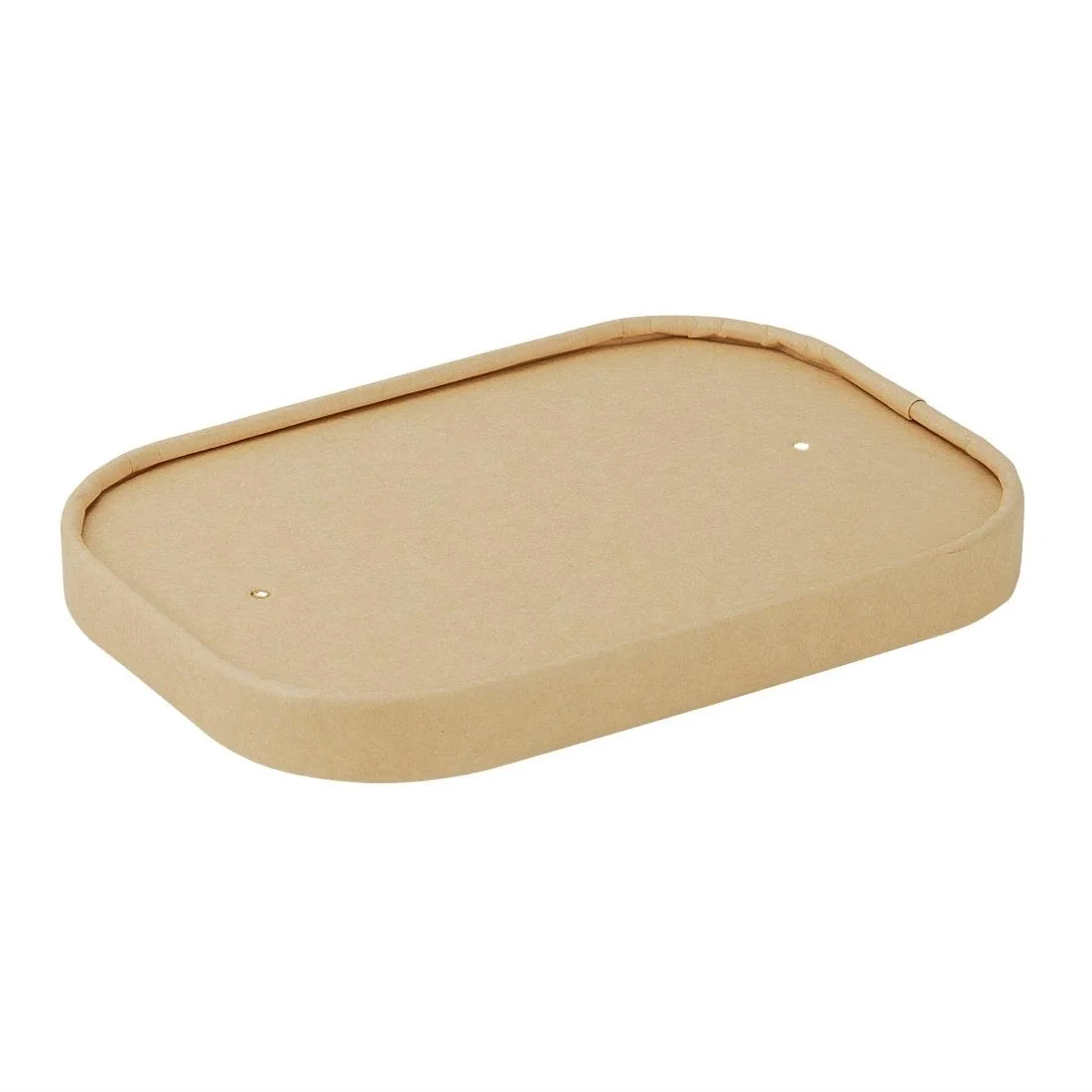 Fiesta Recyclable Paper Lids for Rectangular Containers (300 Pack)