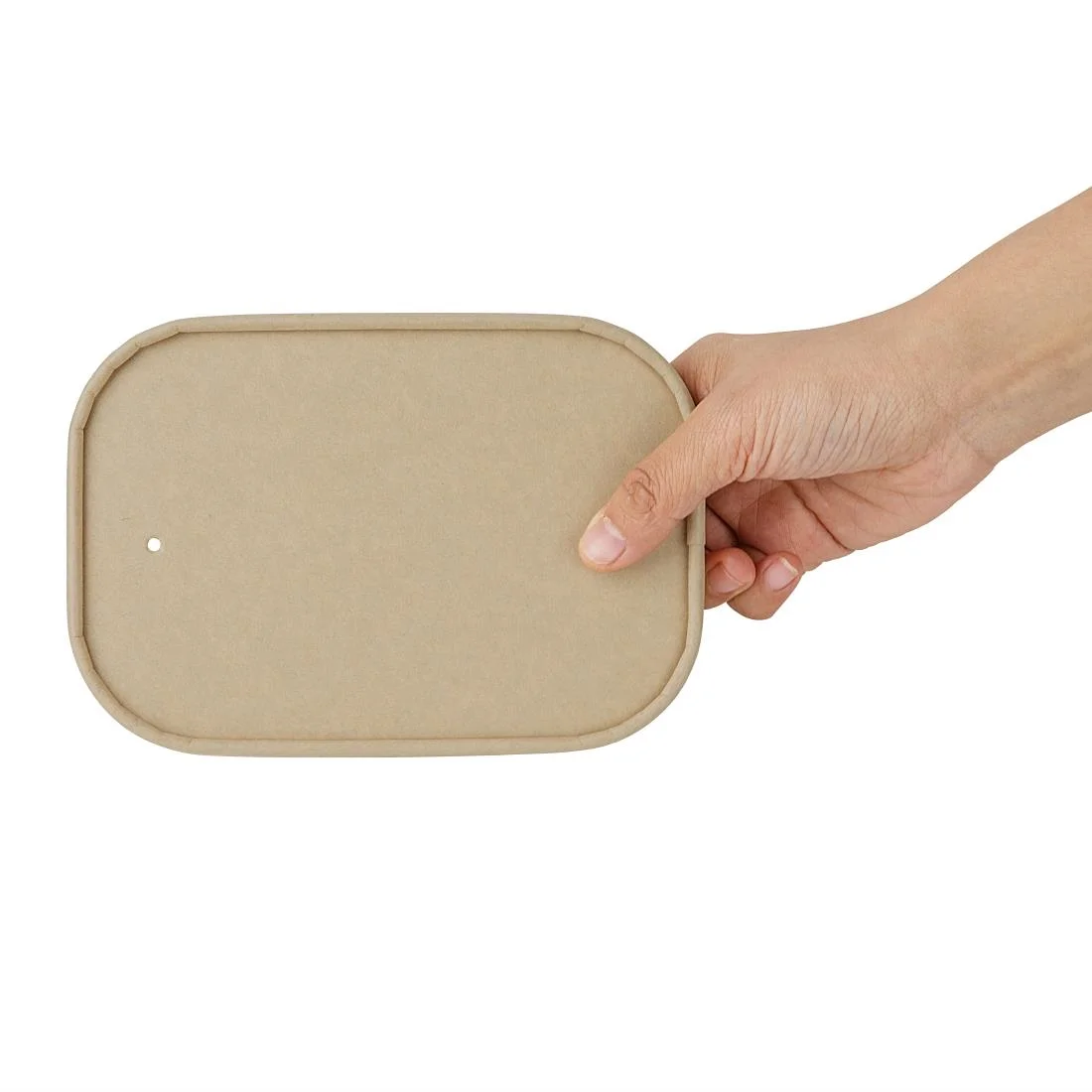 Fiesta Recyclable Paper Lids for Rectangular Containers (300 Pack) - Image 4