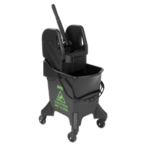 Jantex 20Ltr Tall Mop Bucket and Wringer Green Print