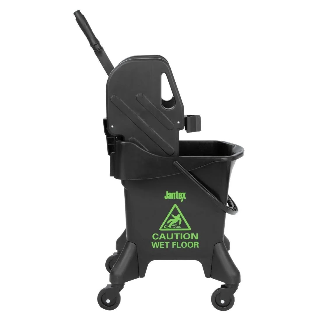 Jantex 20Ltr Tall Mop Bucket and Wringer Green Print - Image 2