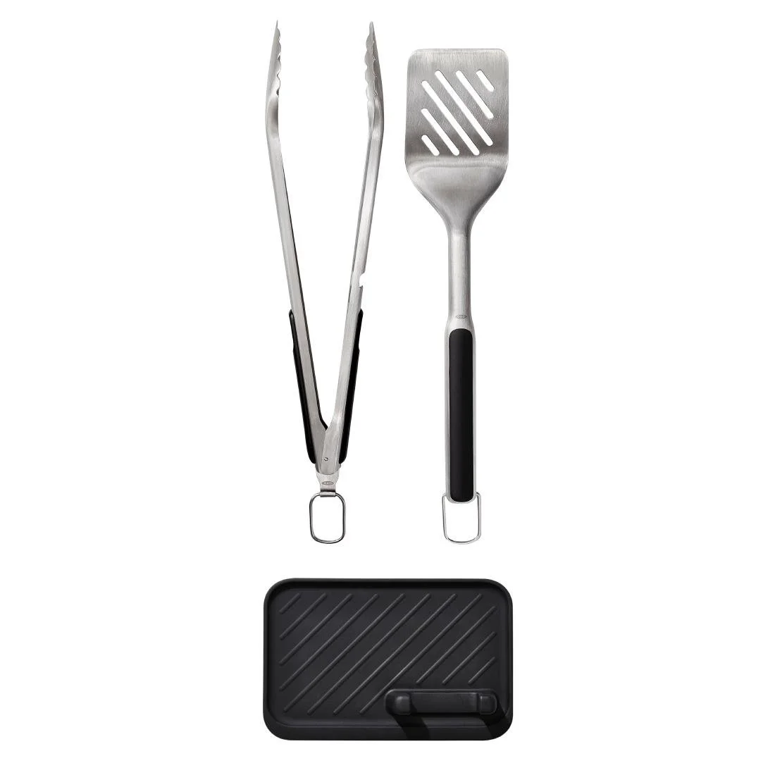 Oxo GG Grilling Set- Turner, Tongs & Tool Rest (3 Pack)