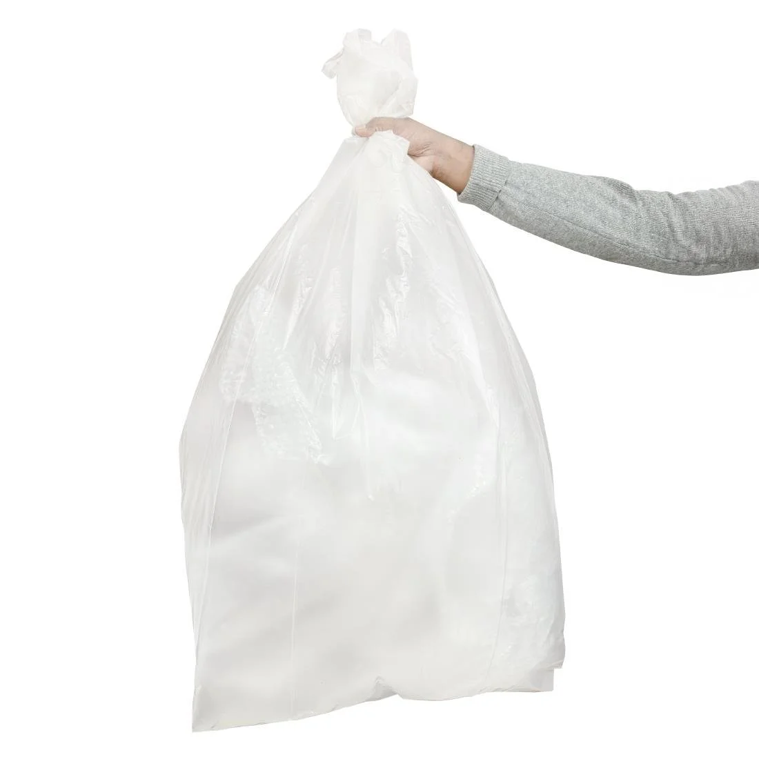 Jantex Heavy Duty Bin Bags Clear 160Ltr (100 Pack) - Image 4