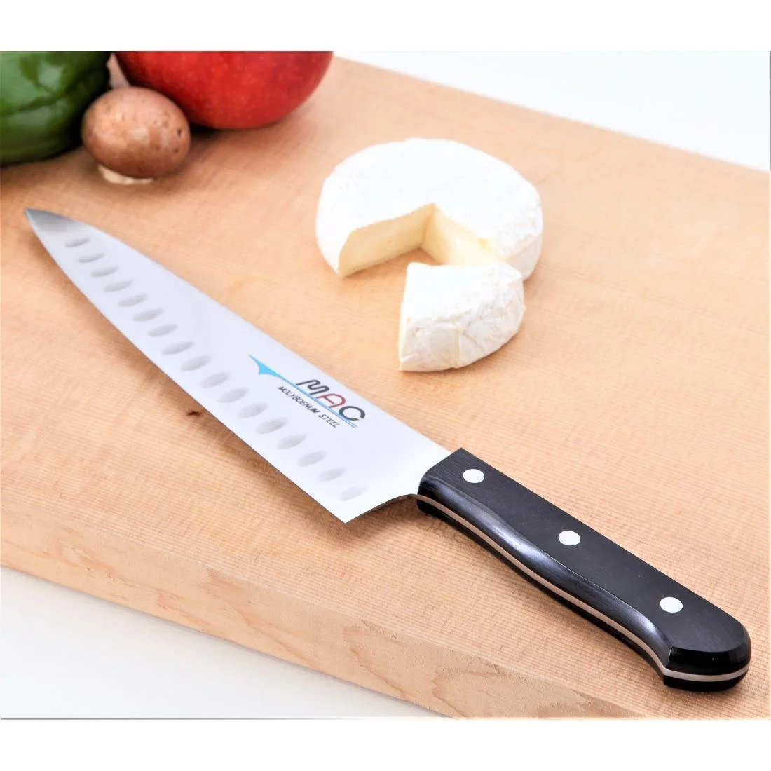 Mac Chef Series Gyuto Chef Knife with Dimple TH-80 Black 20cm - Image 4