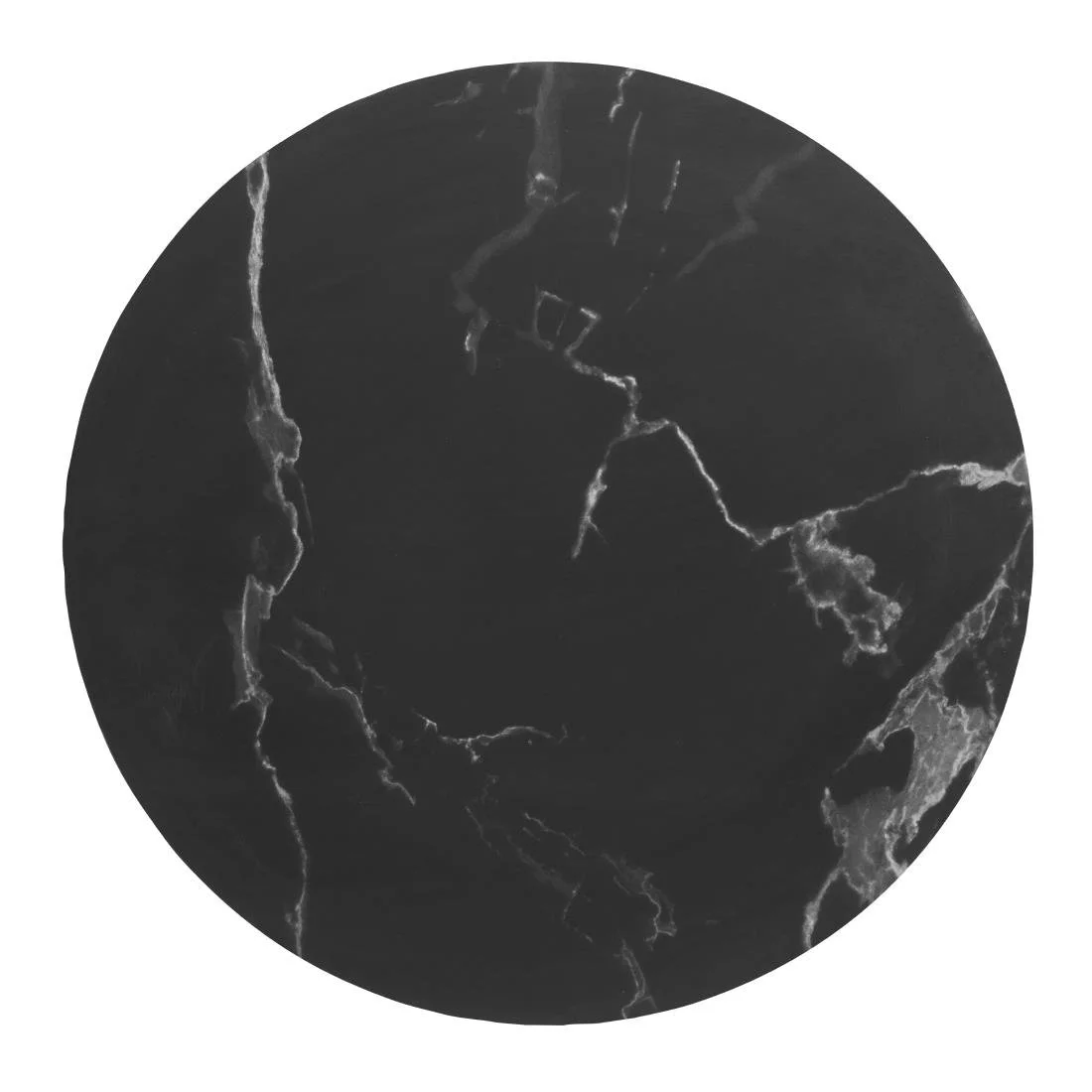 Bolero Complete Table Round Black Stone Effect 600mm - Image 2