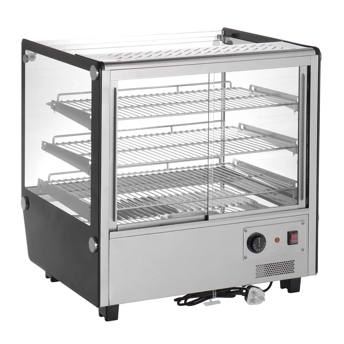 Buffalo Square Countertop Heated Display Merchandiser 120Ltr - Image 2