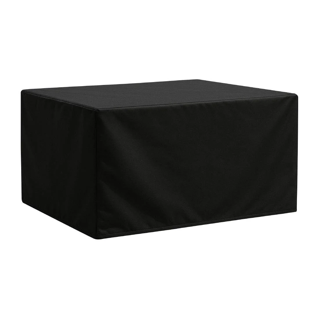 Bolero Rectangular Outdoor Table Cover Black 2000x1000mm