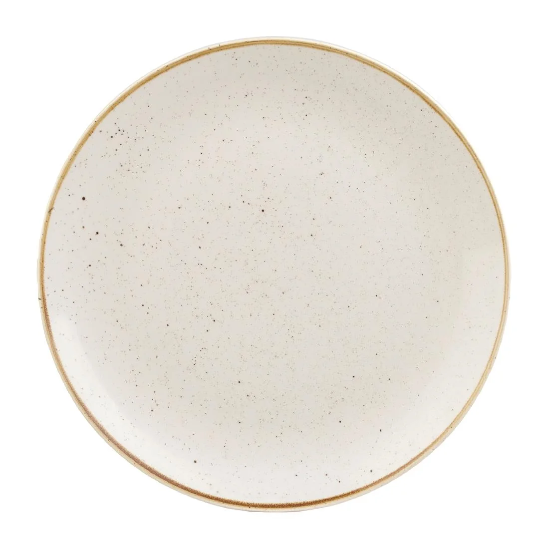 Churchill Stonecast Barley White Coupe Plates 254mm (12 Pack)