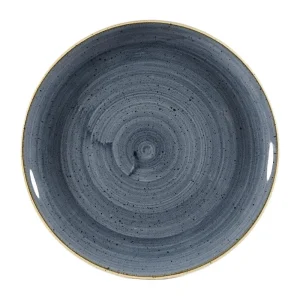 Churchill Stonecast Blueberry Coupe Plates 228mm (12 Pack)