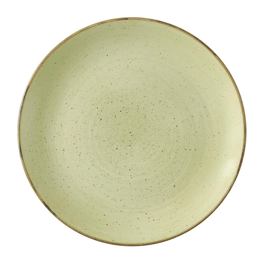 Churchill Stonecast Raw Green Evolve Coupe Plates 285mm (12 Pack)