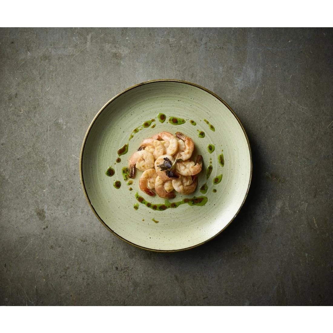 Churchill Stonecast Raw Green Evolve Coupe Plates 260mm (12 Pack) - Image 2