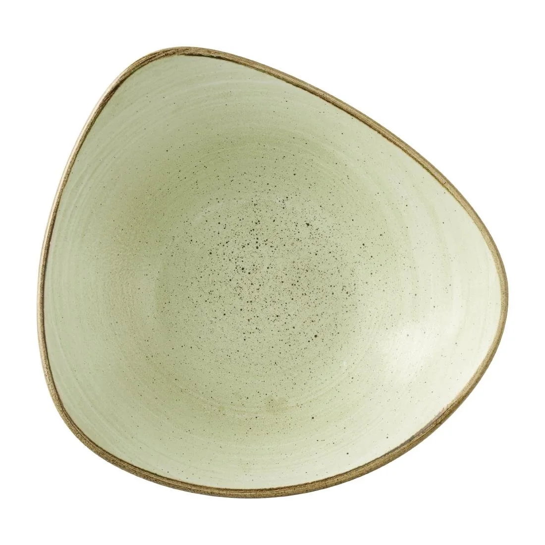 Churchill Stonecast Raw Green Lotus Bowls 177mm (12 Pack)