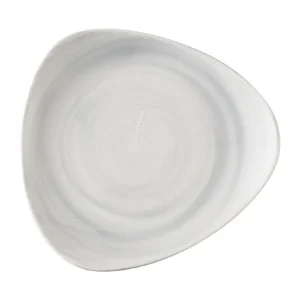 Churchill Stonecast Canvas Grey Lotus Plates 228mm (12 Pack)