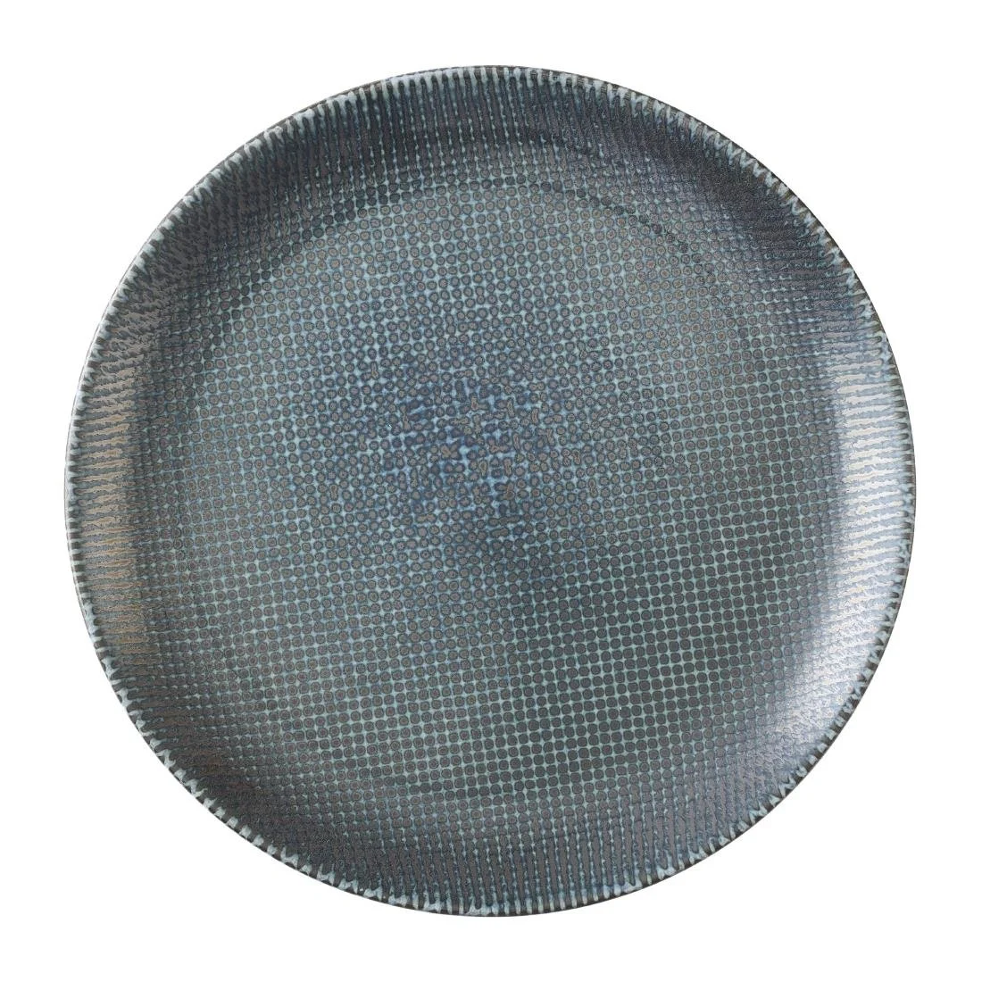 Churchill Studio Prints Astro Metallic Blue Evolve Coupe Plates 260mm(12 Pack)