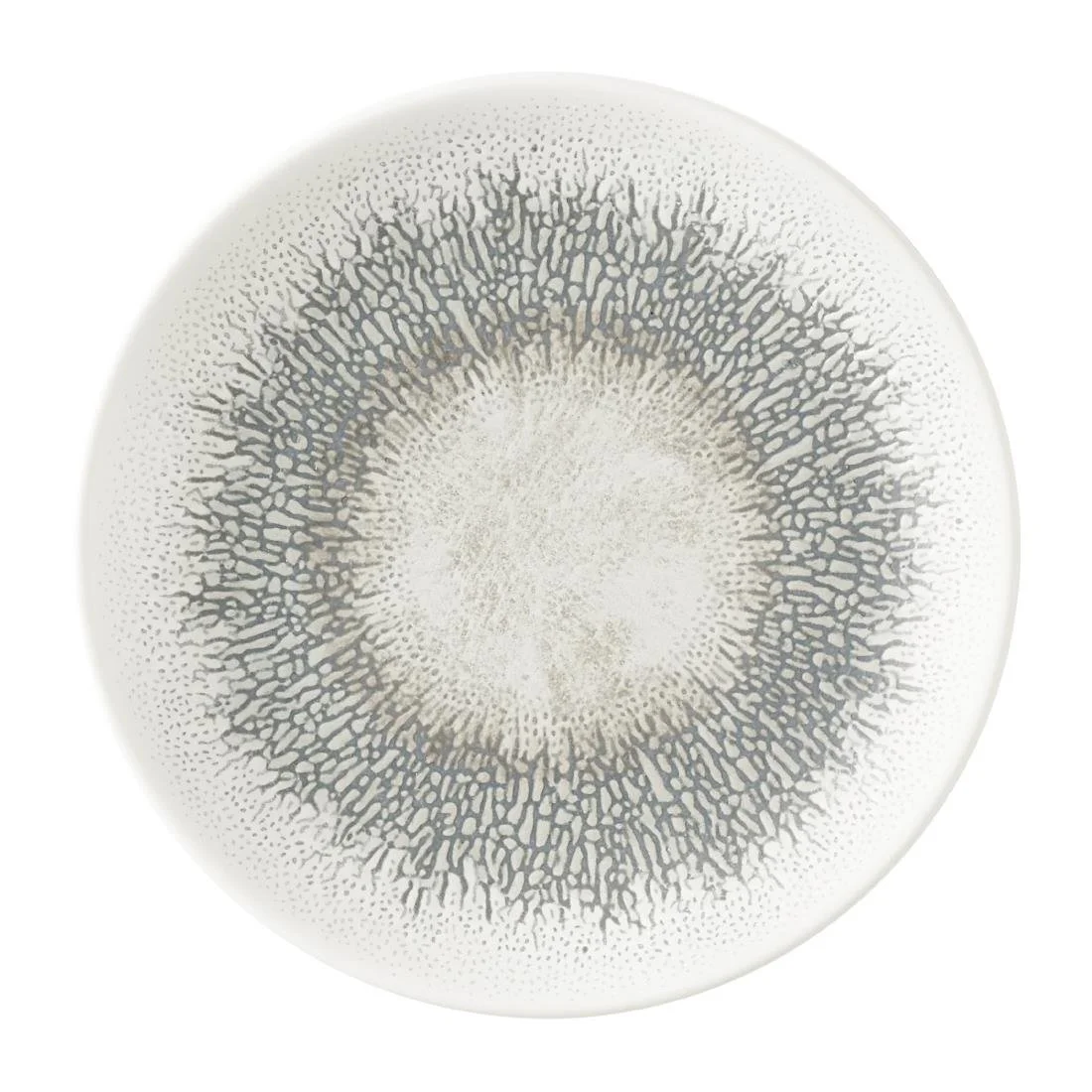 Churchill Studio Prints Fusion Grey Coupe Plates 165mm (12 Pack)