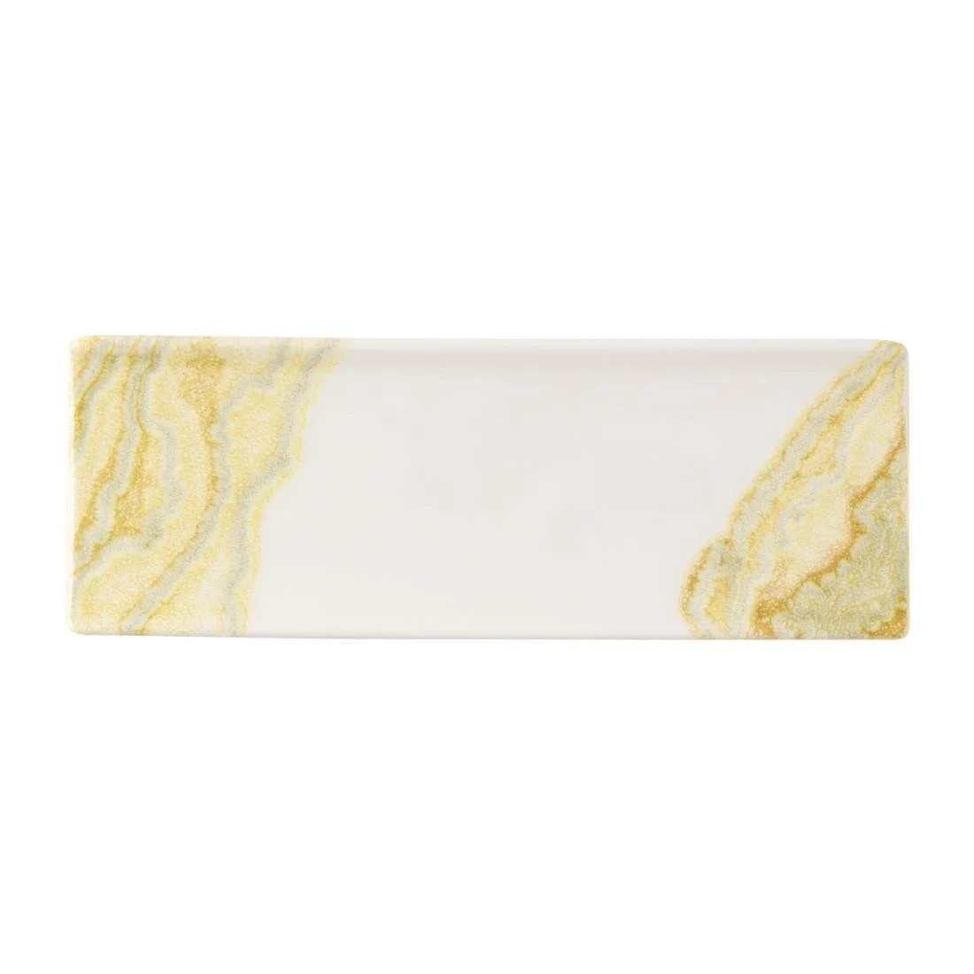 Churchill Tide Gold Oblong Plates 250x90mm (6 Pack) - Image 1