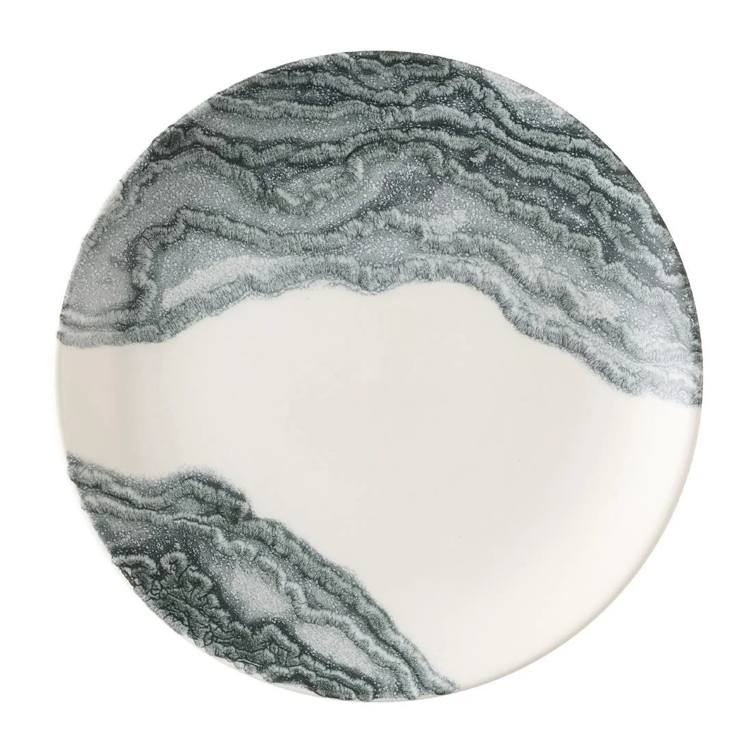 Churchill Tide Black Evolve Coupe Plates 220mm (12 Pack)