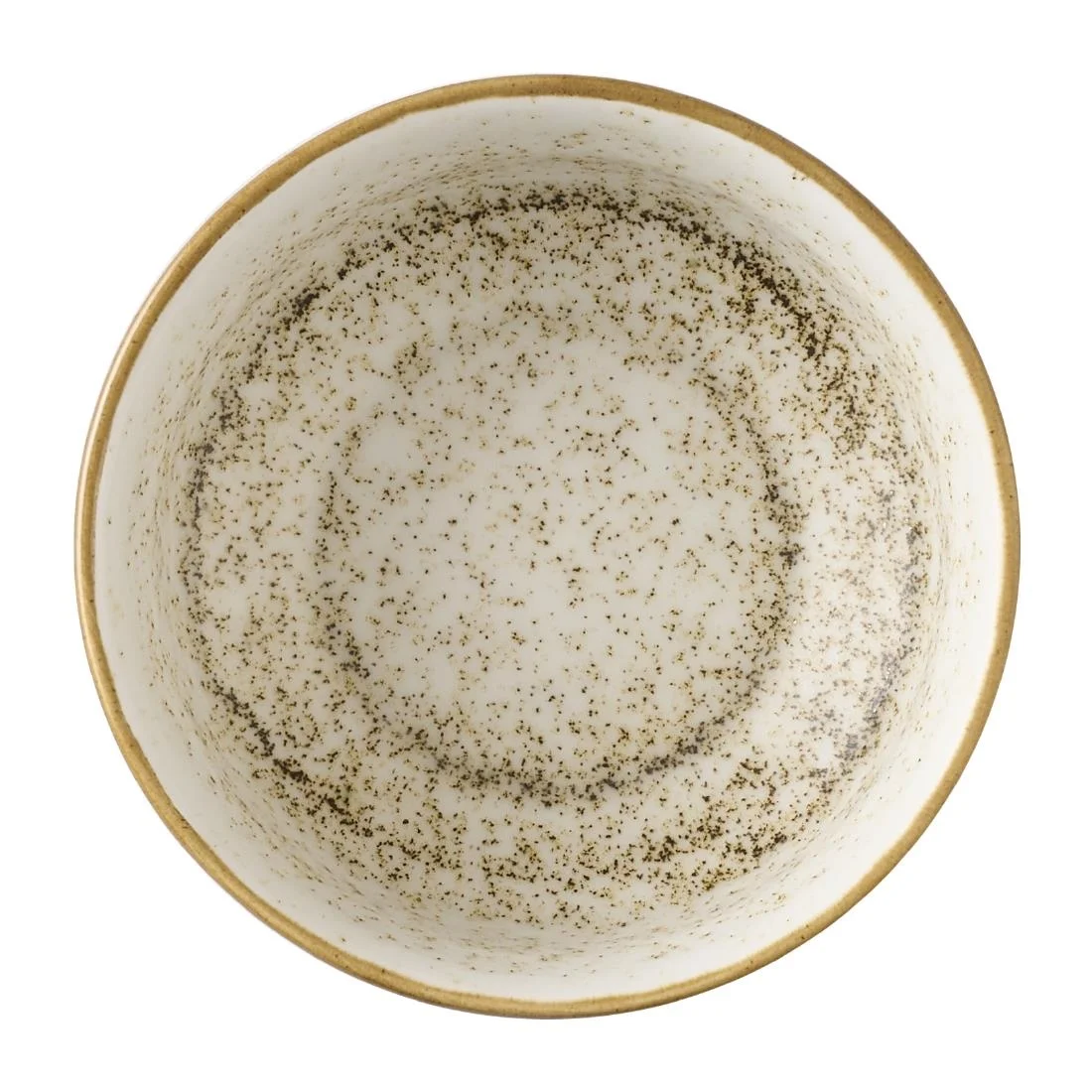 Churchill Nourish Cinnamon Brown Barley White Kochi Shallow Bowls 266ml (12 Pack) - Image 2