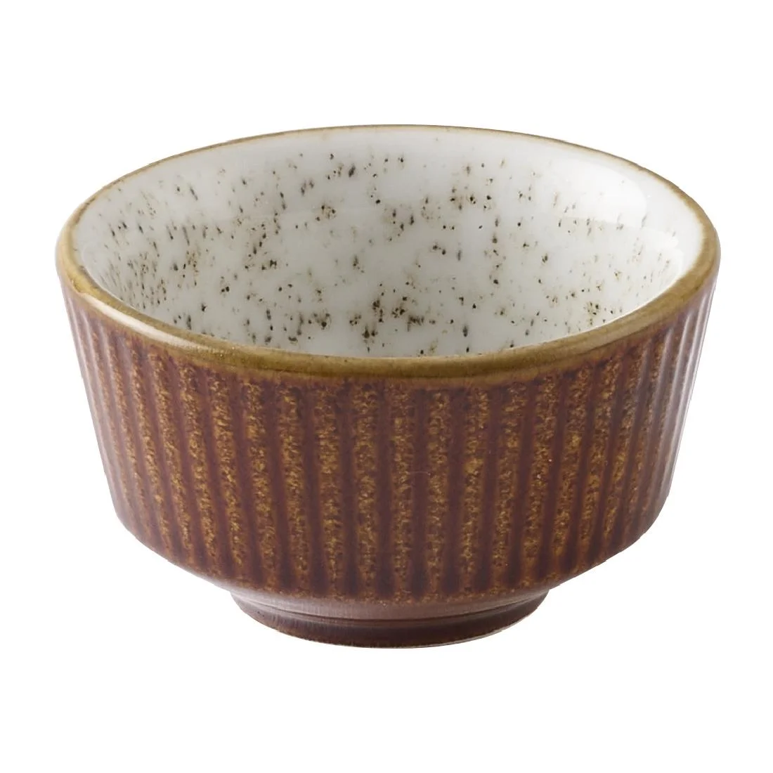 Churchill Nourish Cinnamon Brown Barley White Kochi Dip Pots 118ml (12 Pack)