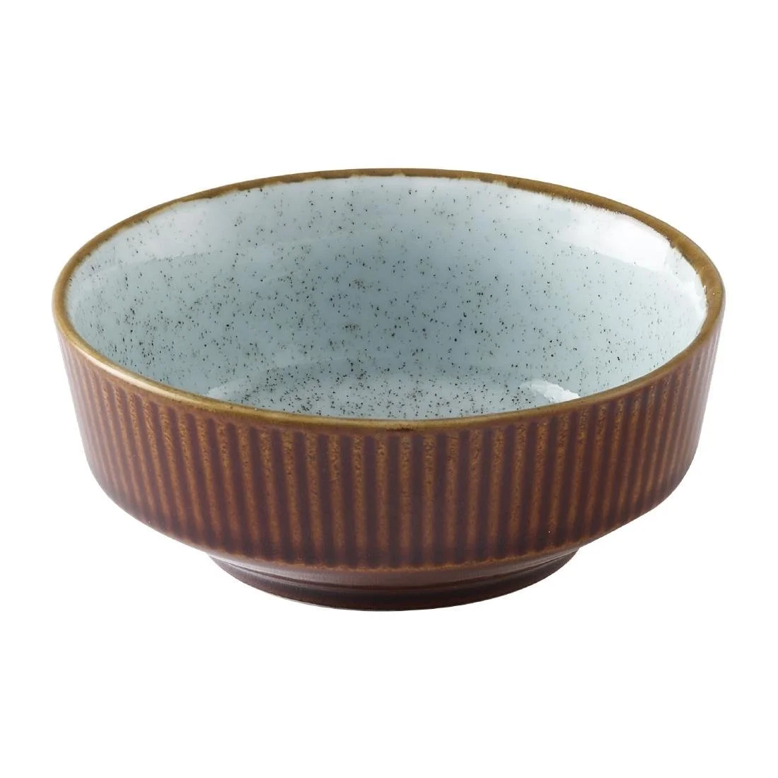 Churchill Nourish Cinnamon Brown Duck Egg Kochi Shallow Bowls 266ml (12 Pack) - Image 1