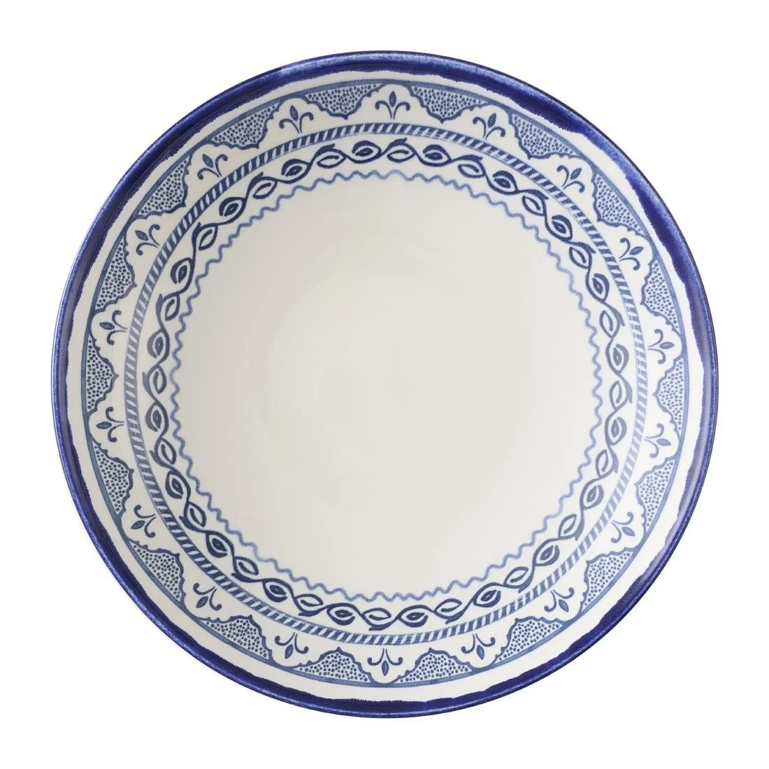 Dudson Harvest Moresque Coupe Bowls Blue 248mm (12 Pack)