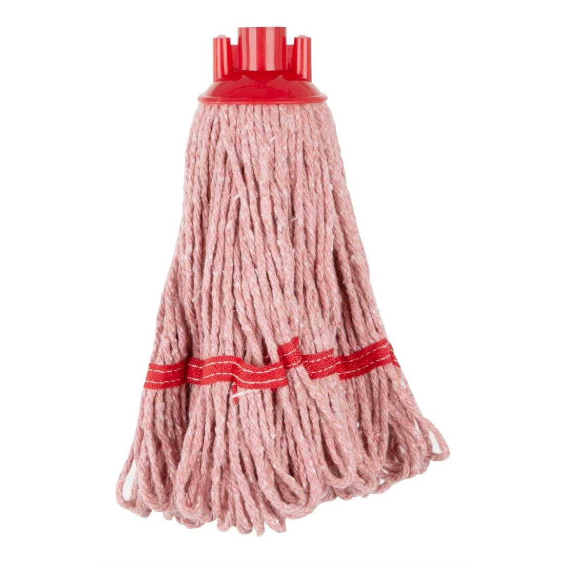 Jantex Connect Deck Mop Head Red Stripe 200g - Image 1