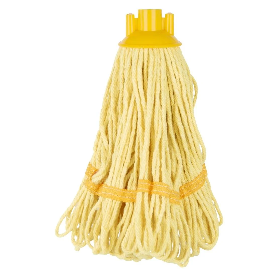 Jantex Connect Deck Mop Head Yellow Stripe 200g - Image 1