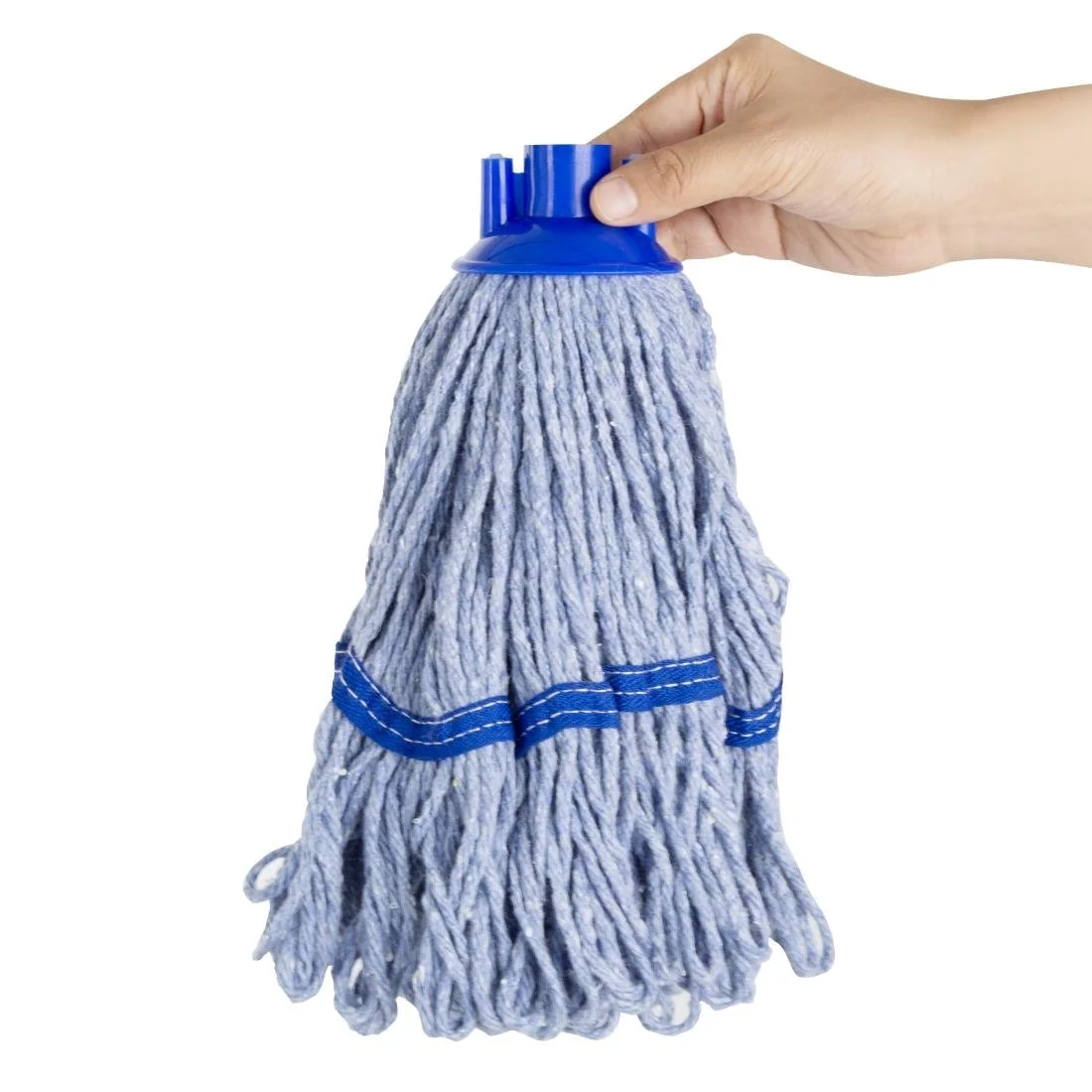 Jantex Connect Deck Mop Head Blue Stripe 200g - Image 3