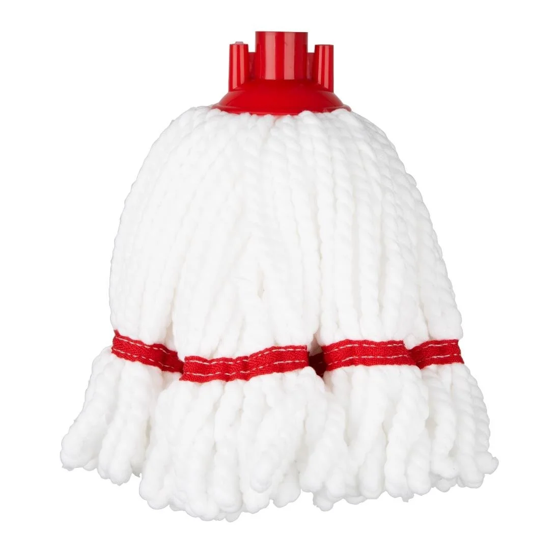 Jantex Connect Microfibre Mop Head Red Stripe 150g - Image 1