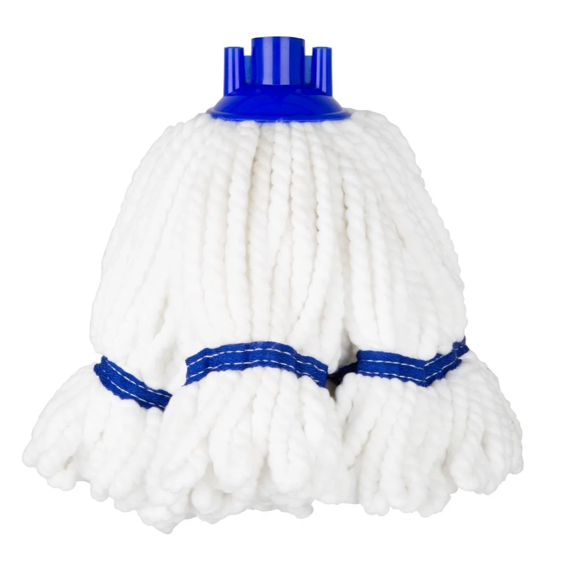 Jantex Connect Microfibre Mop Head Blue Stripe 150g - Image 1