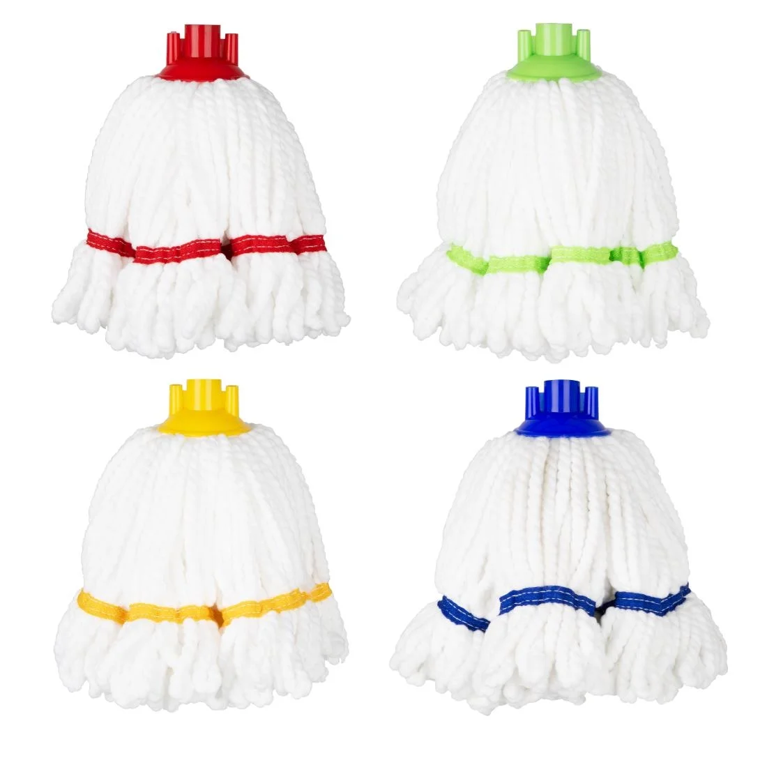 Jantex Connect Microfibre Mop Head Blue Stripe 150g - Image 4