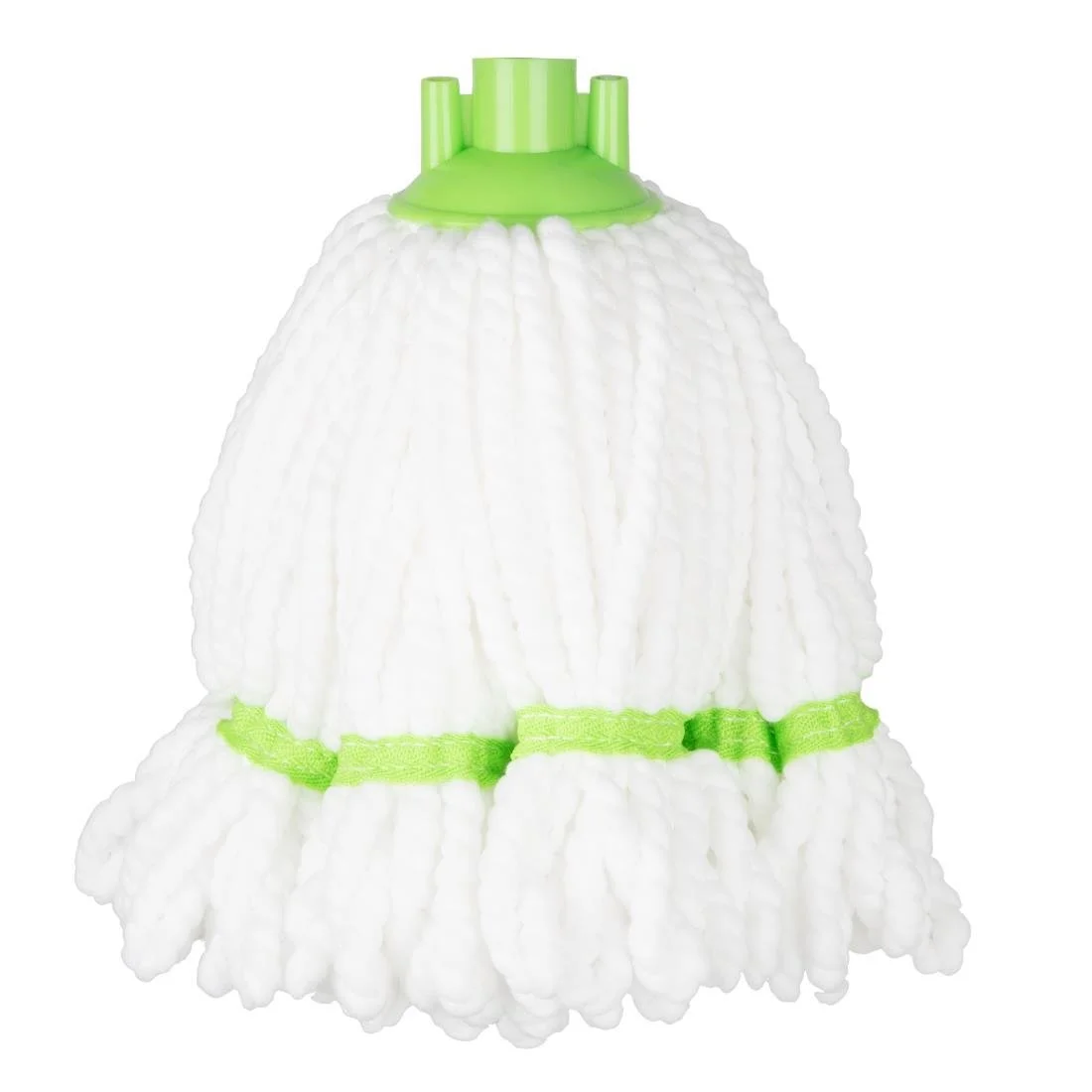 Jantex Connect Microfibre Mop Head Green Stripe 150g