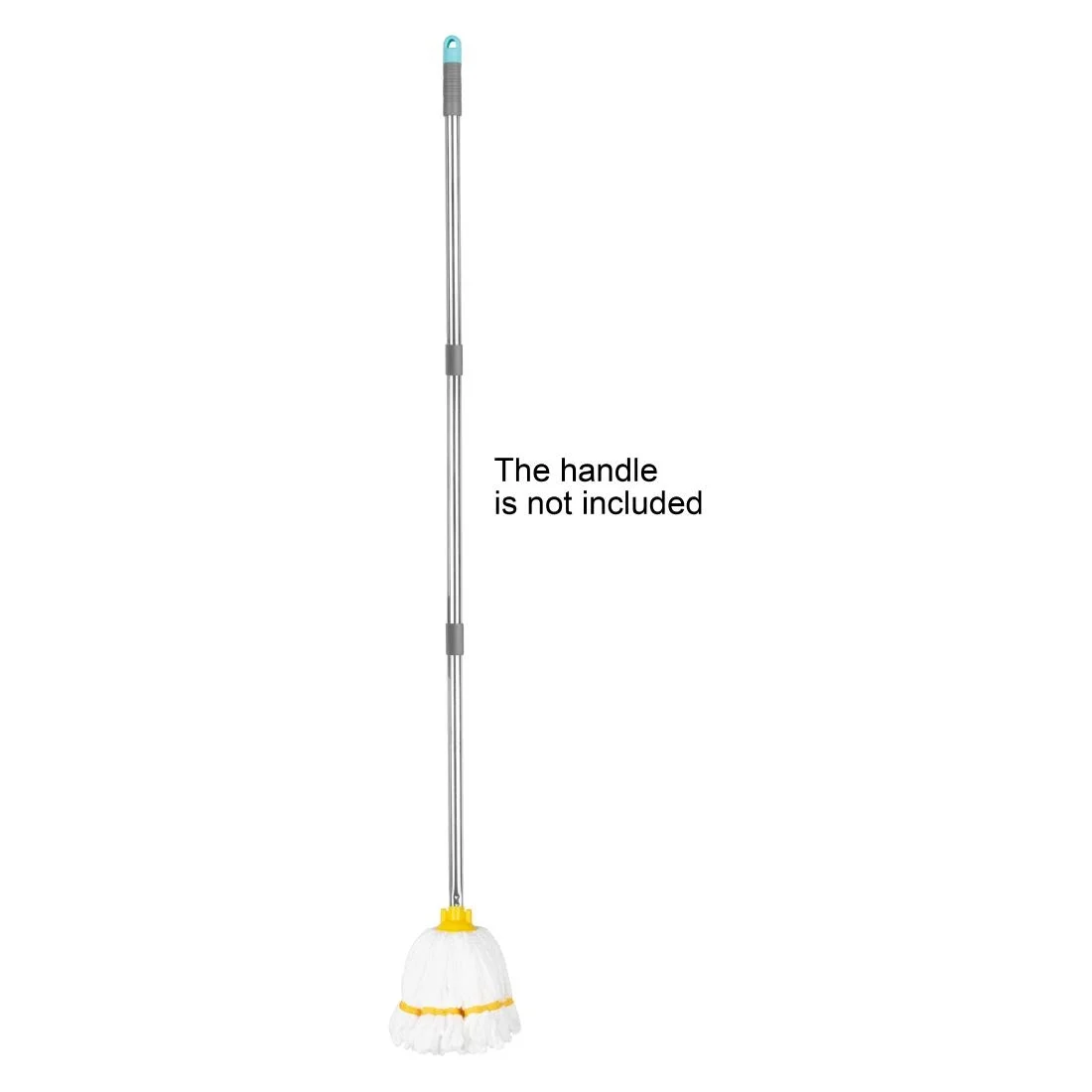 Jantex Connect Microfibre Mop Head Yellow Stripe 150g - Image 2