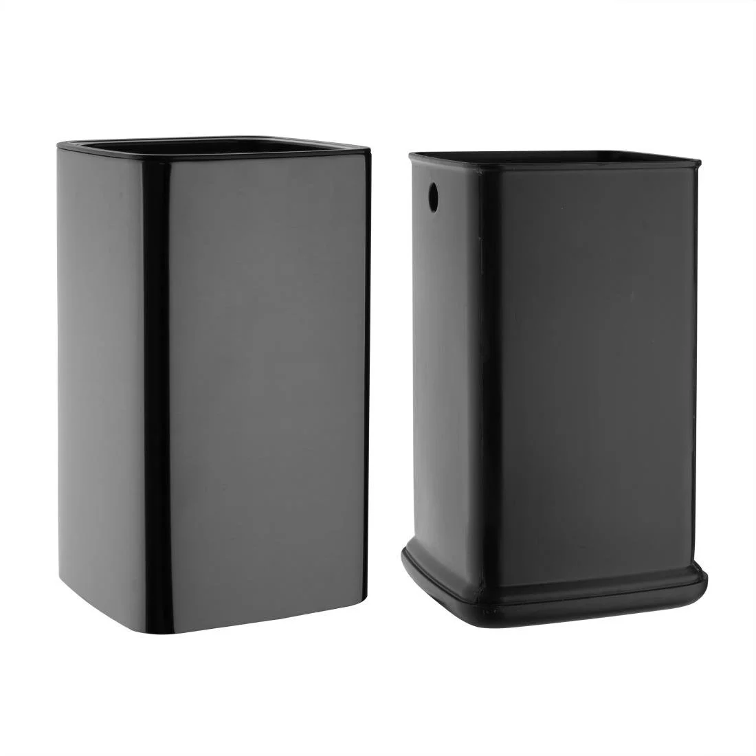 Bolero Square Waste Bin Titanium Black 10Ltr - Image 4