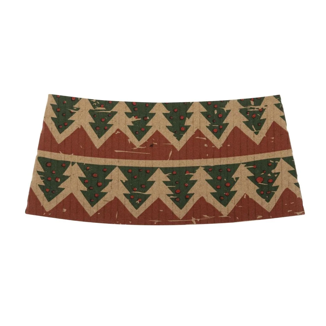 Fiesta Recyclable Christmas Cup Sleeves for 12oz Hot Cups (100 Pack) - Image 3
