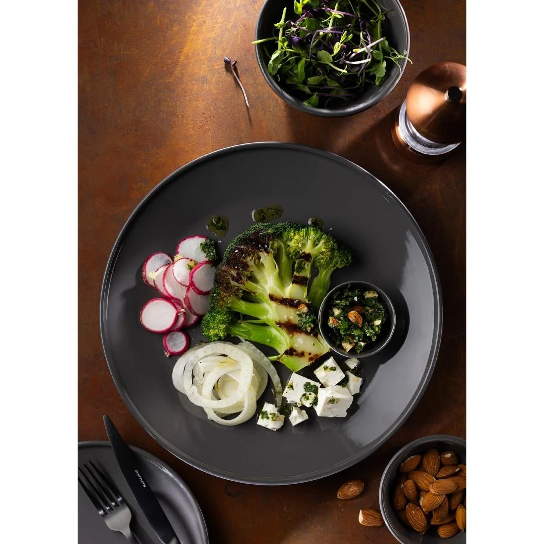 Utopia Core Plates Slate 250mm (6 Pack) - Image 3