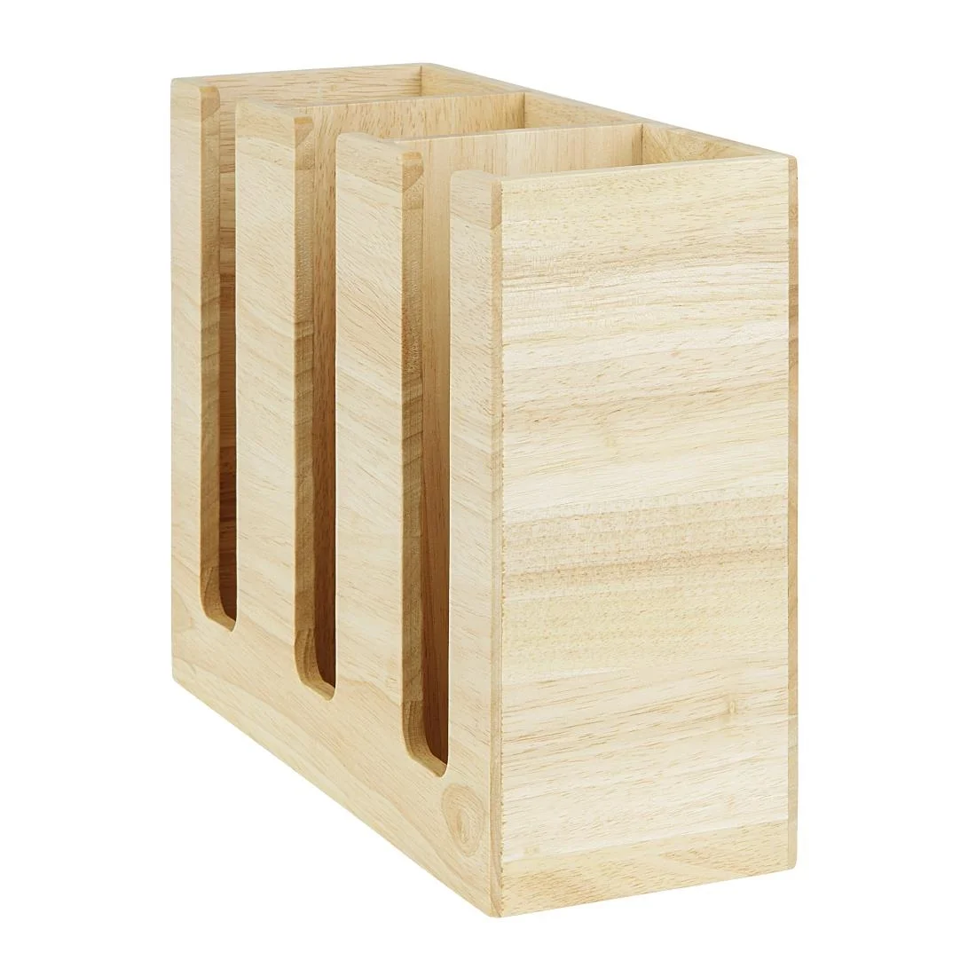 Olympia Cup Organiser Hevea Wood 340x120x240mm - Image 2