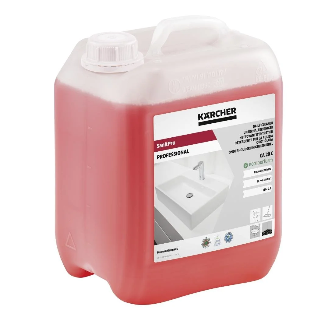 Karcher SanitPro Daily Cleaner CA 20 C eco!perform 5Ltr - Image 2
