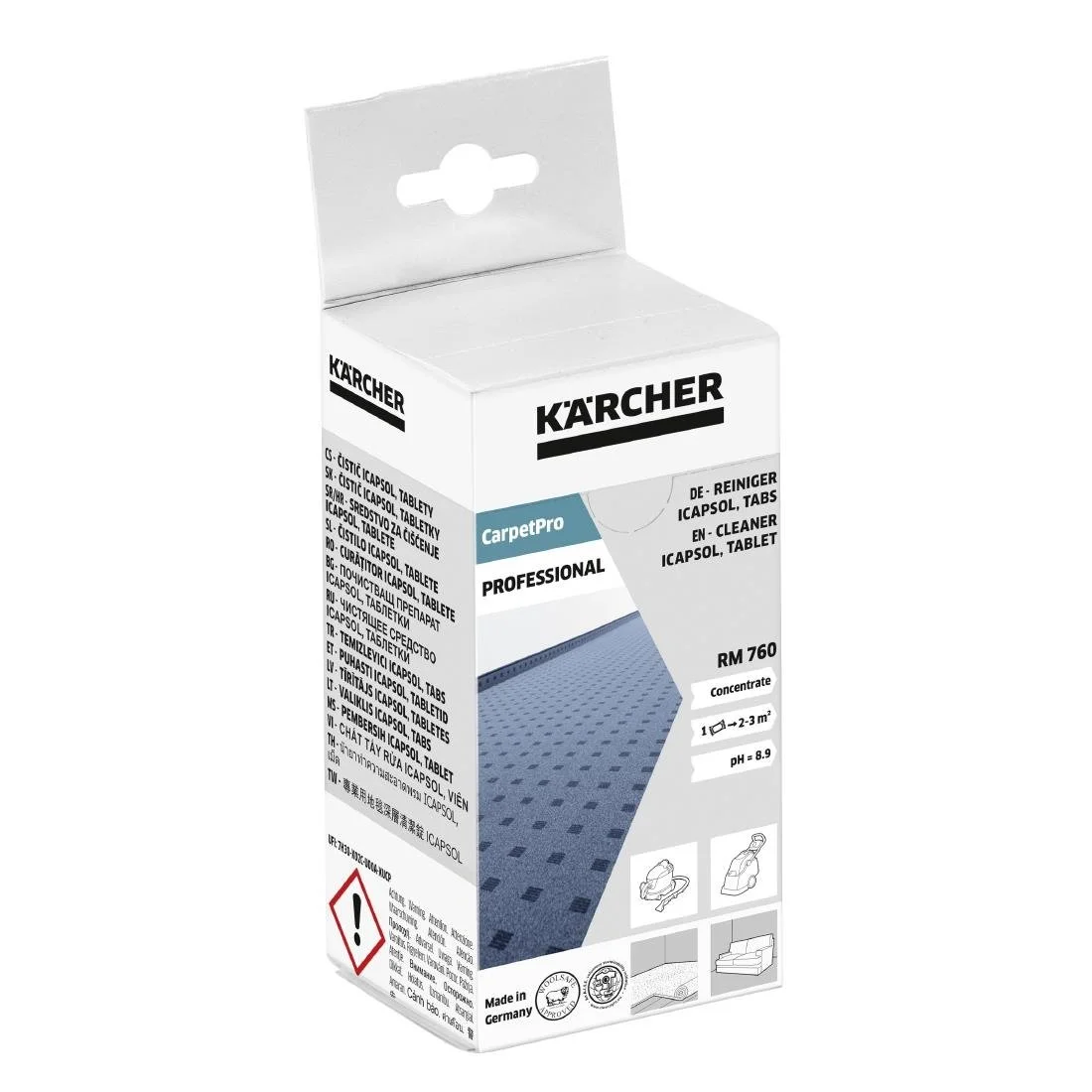 Karcher CarpetPro Cleaner iCapsol RM 760 Tablets (16 Pack)