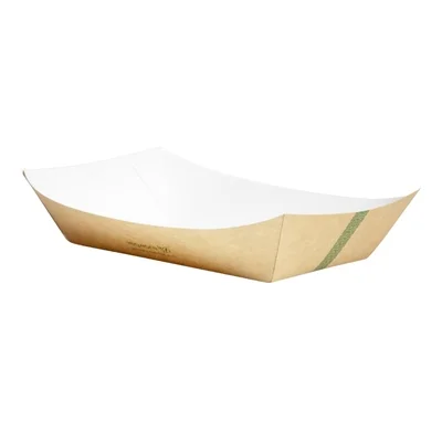 Vegware Kraft Food Tray Medium 8x5.5" (275 Pack) - Image 2